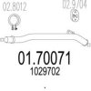 MTS 01.70071 Exhaust Pipe